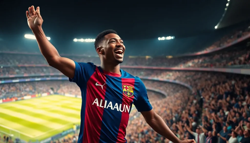 Imagen relacionada con Mbappé triplete Barcelona