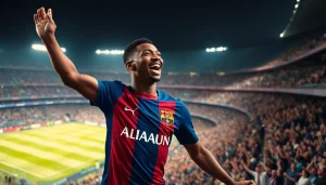 Imagen relacionada con Mbappé triplete Barcelona
