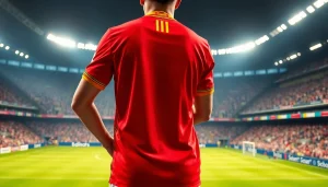 Imagen relacionada con camiseta España Mundial 2026