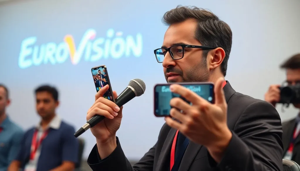 Imagen relacionada con Iñaki López Eurovisión