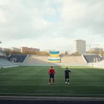 Imagen relacionada con fútbol ucraniano en guerra