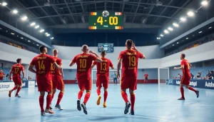 Imagen relacionada con fútbol sala España cuartos Europa 2024