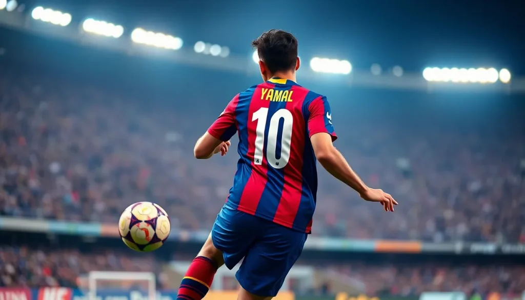 Imagen relacionada con Lamine Yamal Barcelona 2025-2026