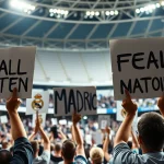 Imagen relacionada con Real Madrid pancartas contra Tebas